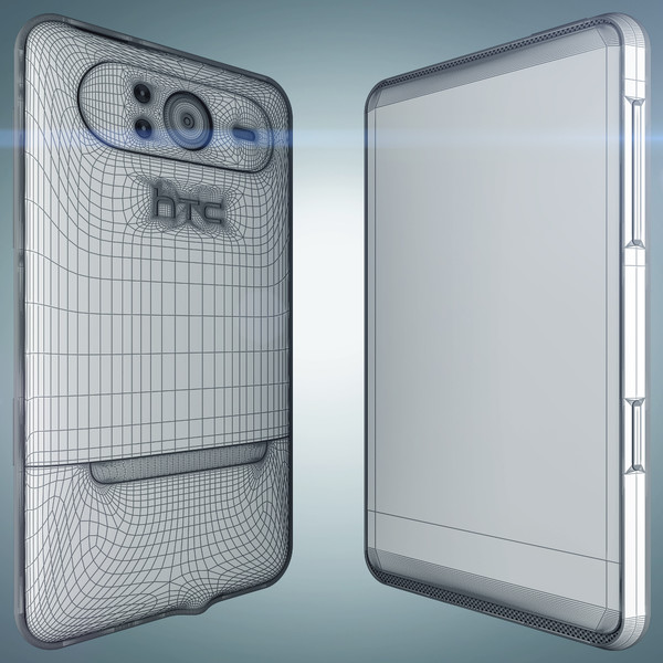 3d model htc hd7 - HTC HD7 by RicardoAfonso